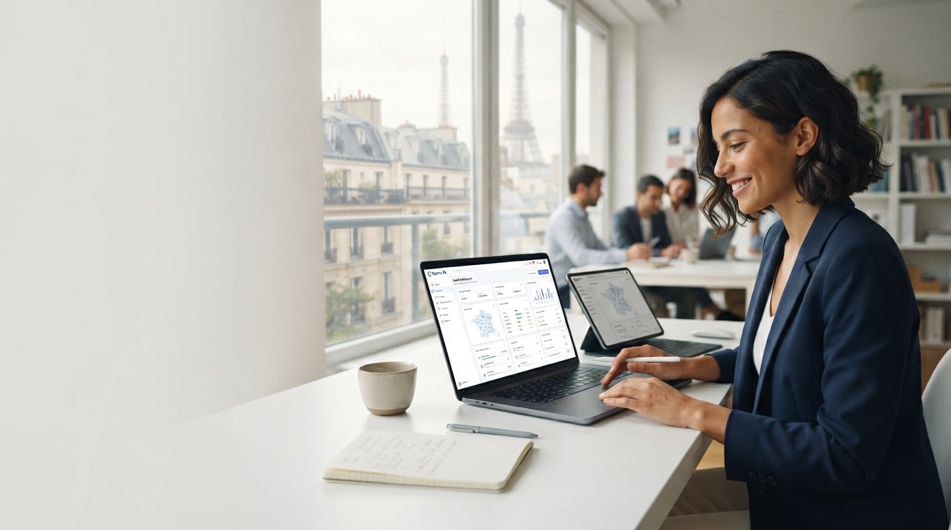 Eparvo IA — tableau de données financières analysé par intelligence artificielle